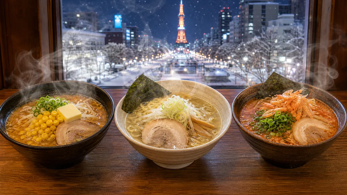 札幌グルメランキング【ラーメン】部門|味噌・塩・えびの三大勢力の解説画像