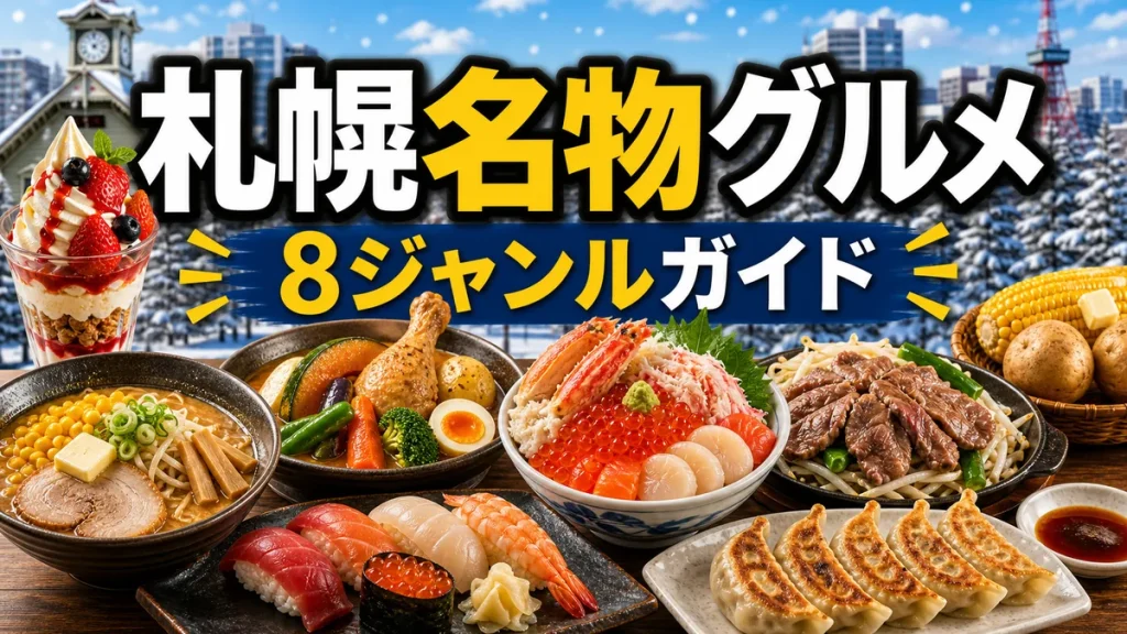 札幌名物グルメ完全ガイド｜地元民が通う本当に旨い店8ジャンル一挙紹介のアイキャッチ画像