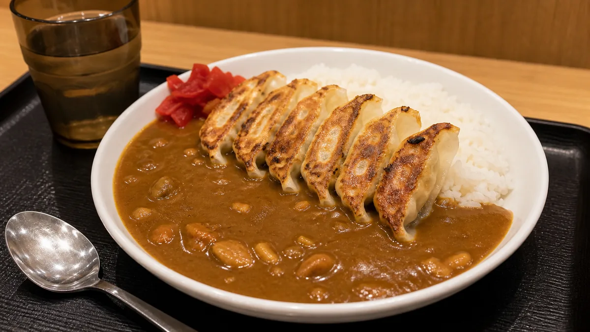 みよしのの「ぎょうざカレー」は札幌B級グルメの代名詞の解説画像