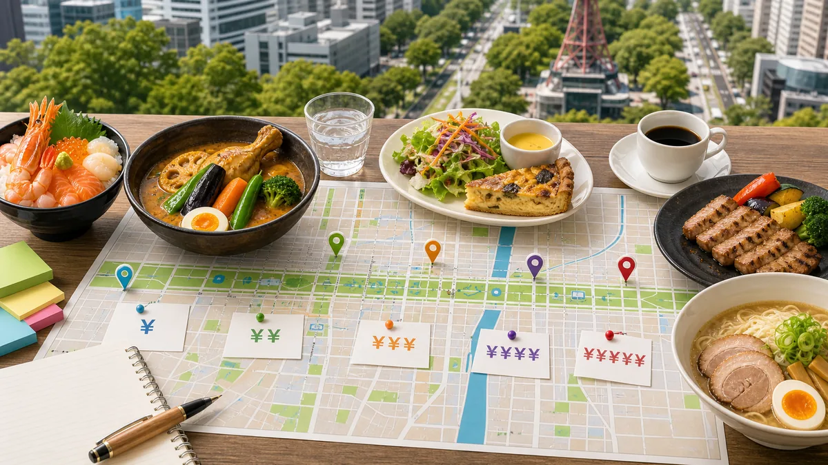 大通ランチの全体像|エリア・価格帯・ジャンルの特徴を把握しようの解説画像