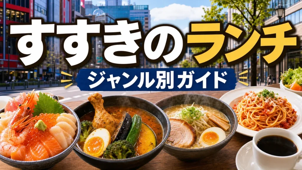 すすきのランチおすすめ完全ガイド｜ジャンル別・予算別に地元民が厳選した人気店のアイキャッチ画像