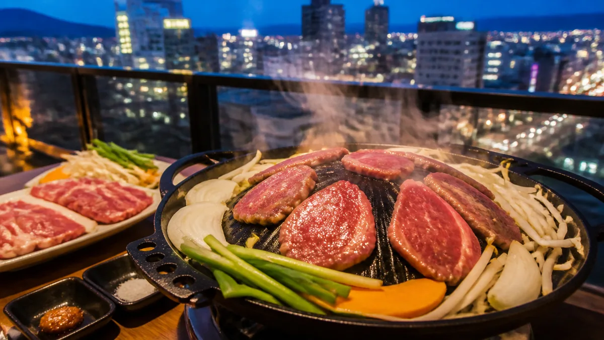 夜空のジンギスカンは札幌すすきの夜景×生ラムの人気店｜5店舗の違いと頼むべきメニューのアイキャッチ画像