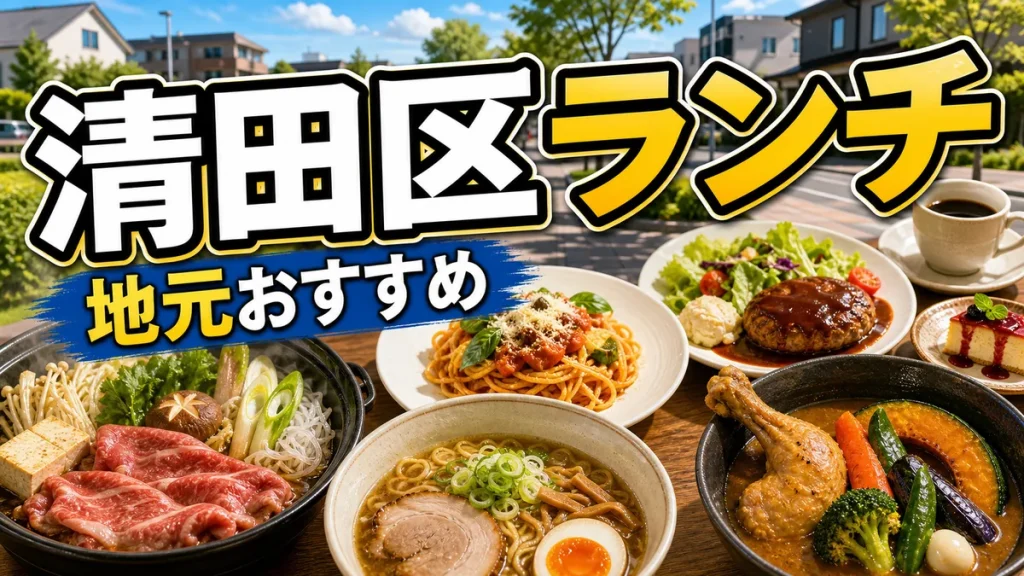 札幌清田区ランチおすすめ店を地元目線で紹介｜ジャンル別に通いたくなる名店まとめのアイキャッチ画像