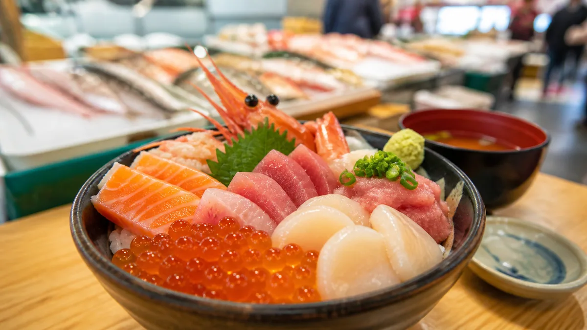 丼兵衛 二条市場店が人気の理由|ワンコイン海鮮丼と朝7時営業の強みの解説画像