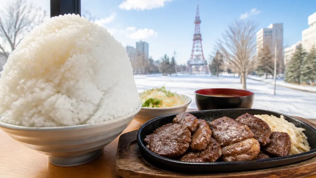 定食の店 牛太郎は札幌北区のデカ盛り聖地｜ご飯800gとカットステーキ定食の頼み方のアイキャッチ画像
