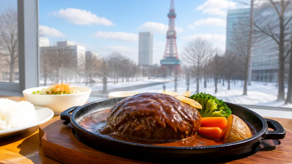 山本のハンバーグは札幌に2店舗|駅近miredoと発寒の味・値段・混雑を地元目線で解説のアイキャッチ画像