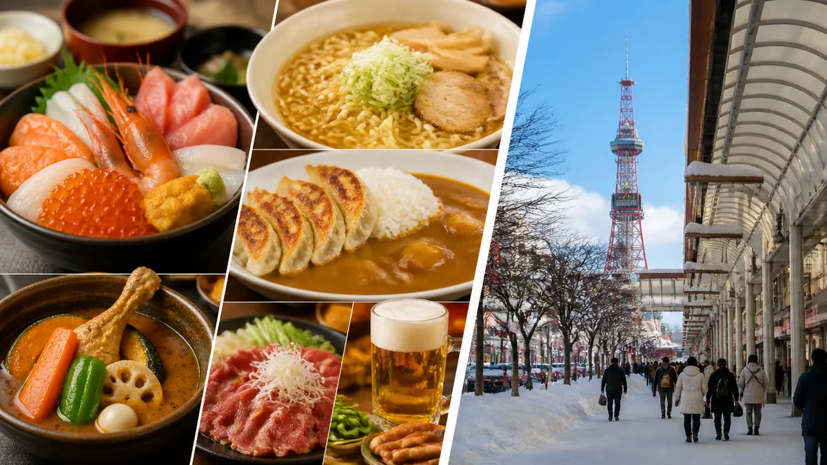 狸小路グルメの全体像｜どこに何がある？まず知っておきたい歩き方の解説画像