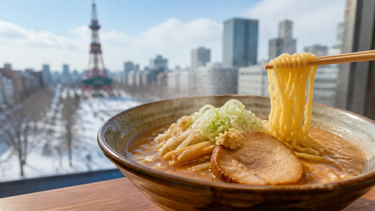 味噌ラーメン・麺類を楽しむ｜札幌の王道をサクッとの解説画像