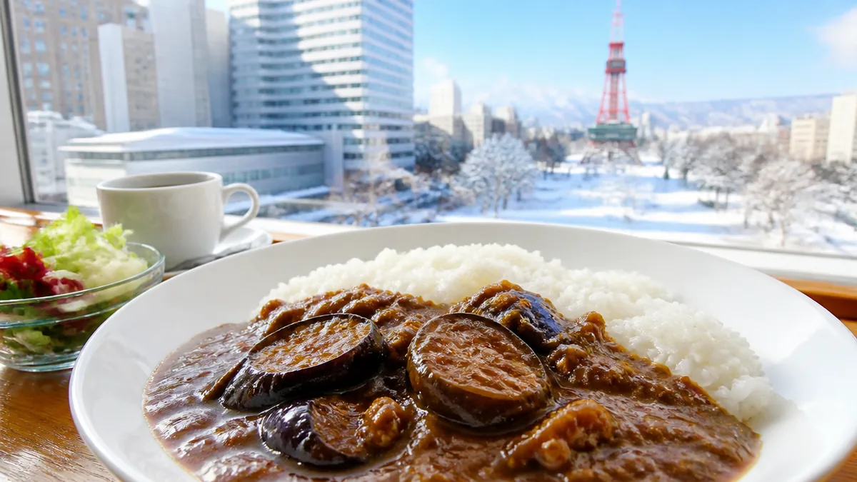 カレーエッシャー一番人気「なすとひき肉のカリー」を深掘りの解説画像