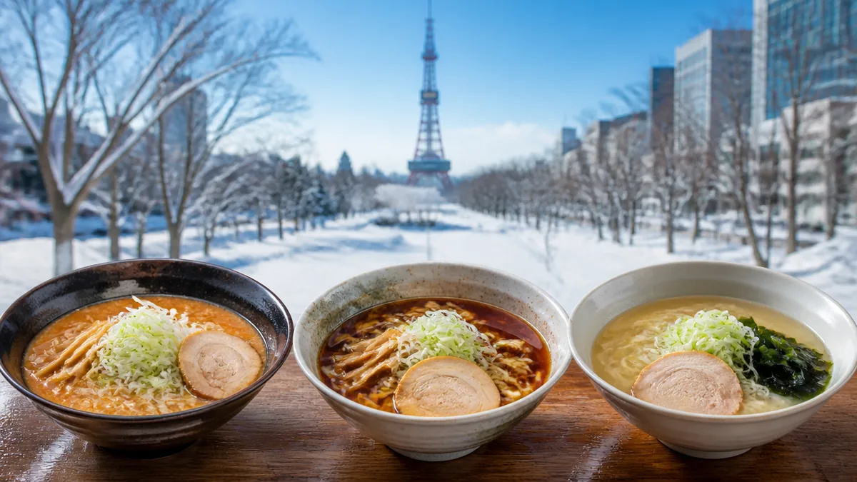 札幌ラーメンのおすすめを探す前に知っておきたい3つの味の系統の解説画像