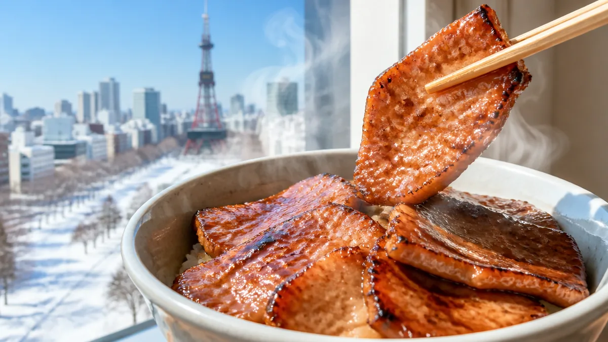 ぱんちょうの豚丼はなぜこんなに旨い?|炭火焼き×秘伝タレの秘密の解説画像