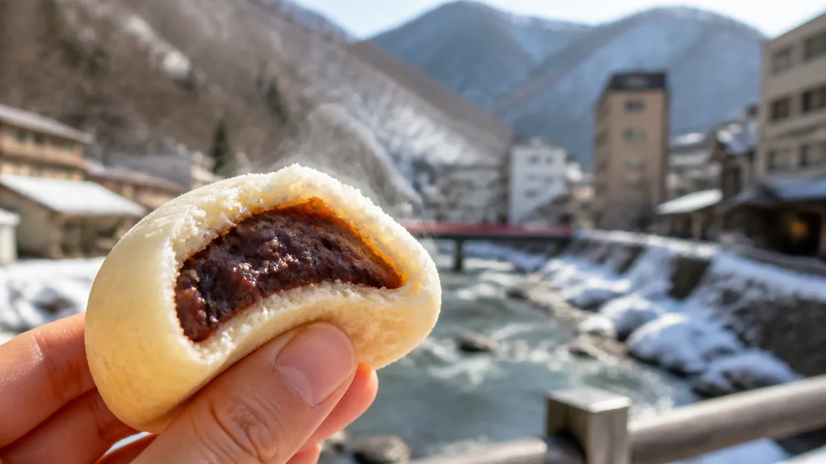 定山渓温泉まんじゅうとは？温泉街を歩きながら食べる名物の正体の解説画像