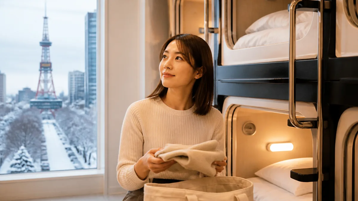 そもそも女性がカプセルホテルに泊まって大丈夫?札幌の安心事情の解説画像