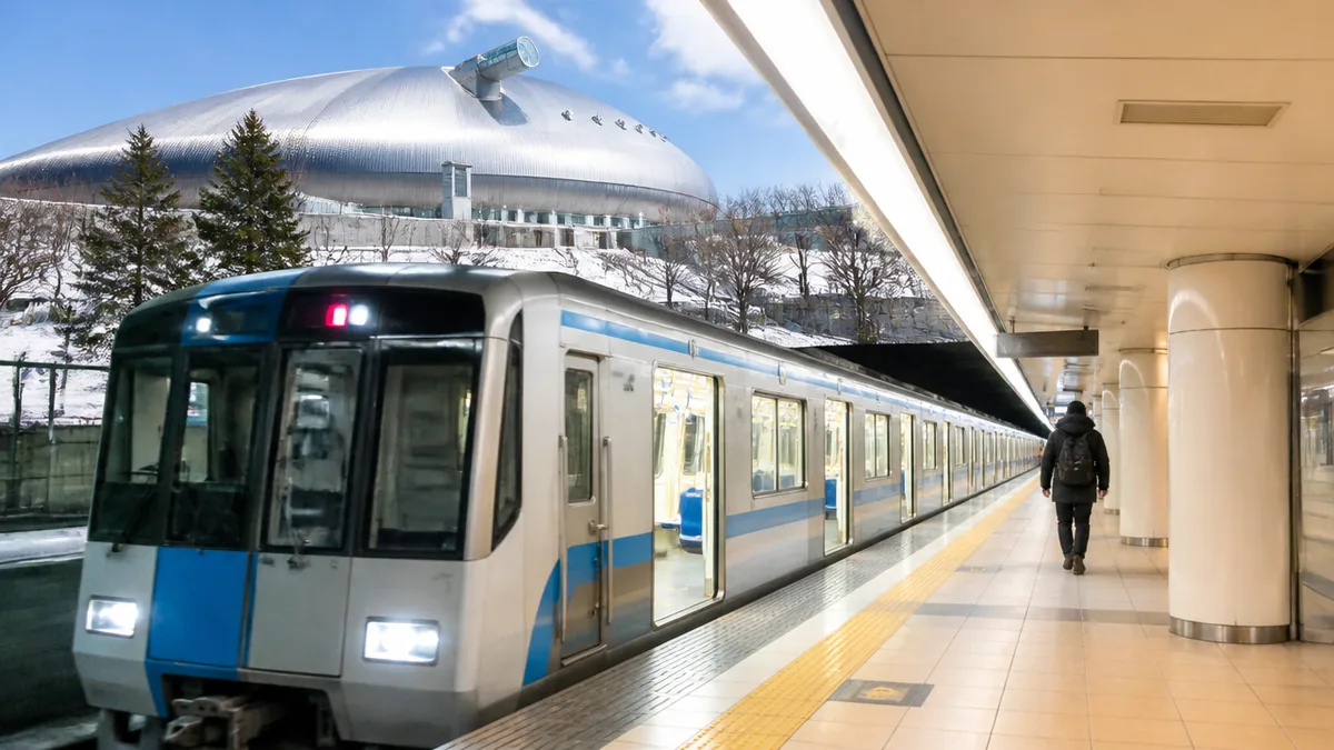 札幌ドームのアクセスは地下鉄東豊線が本命|札幌駅から通算23分の最短ルートの解説画像