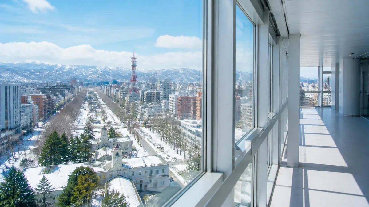 札幌市役所の展望回廊は入場無料で地上19階｜観光客がほぼ知らない街の真ん中の穴場の解説画像
