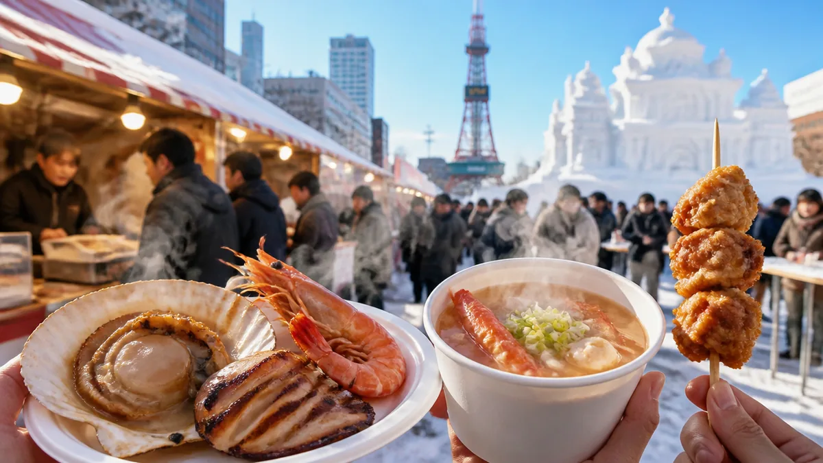 札幌雪祭りの食べ物はどこで買える？3会場の飲食エリアをまるごと整理の解説画像