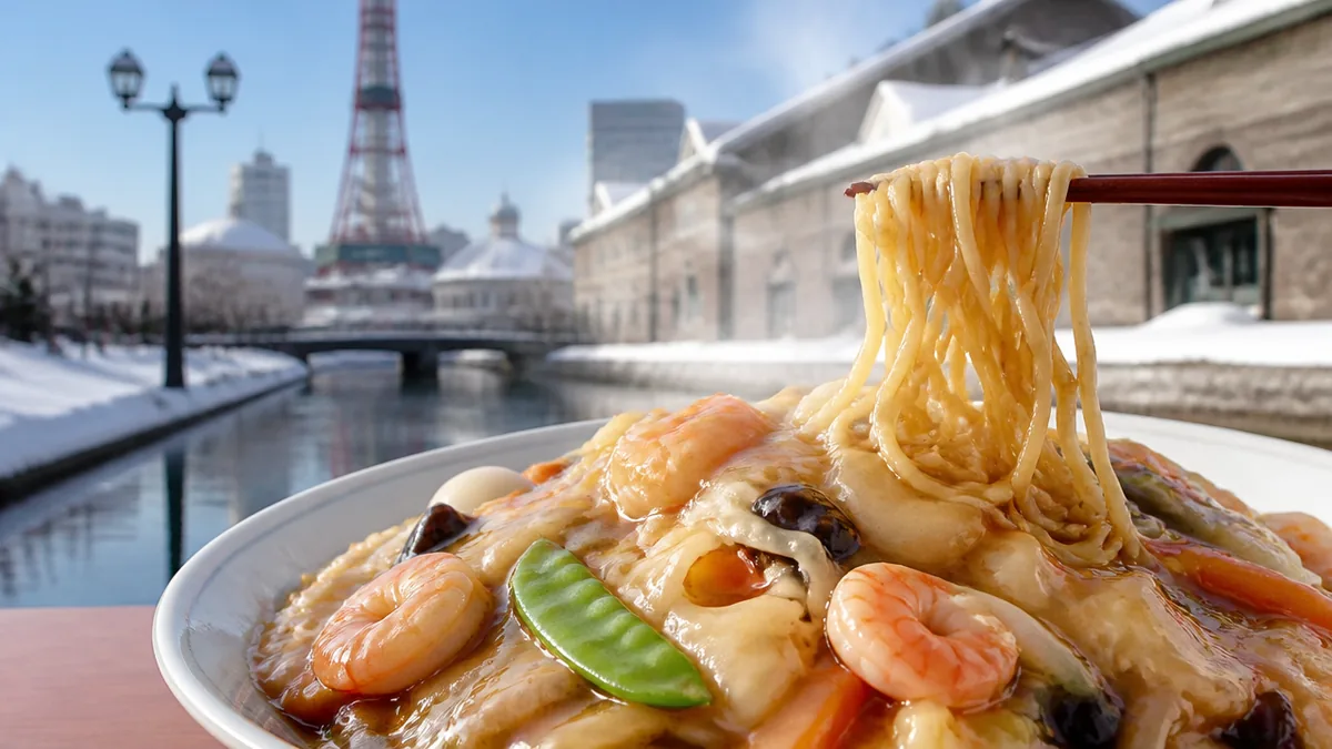 小樽あんかけ焼きそばって結局どんな食べ物なのかの解説画像