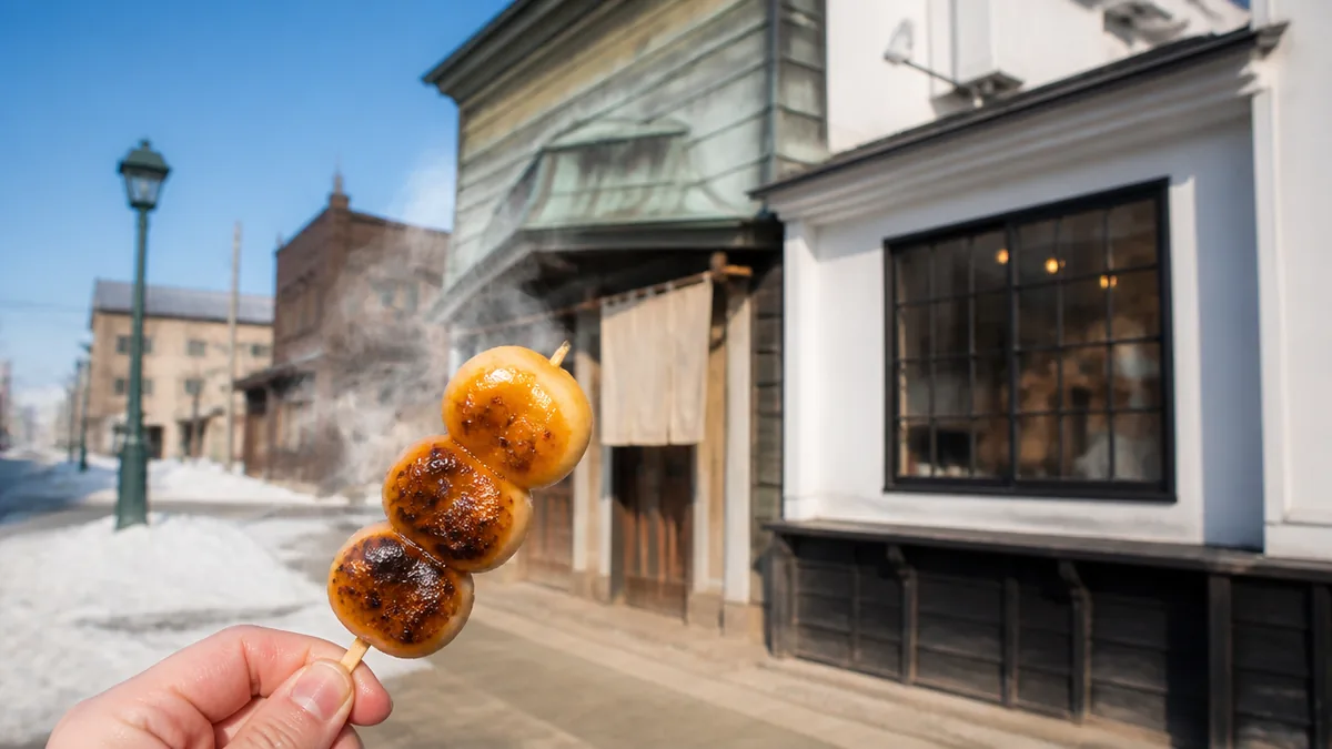 花園本店は花園銀座街にある、カフェ付きの本店の解説画像