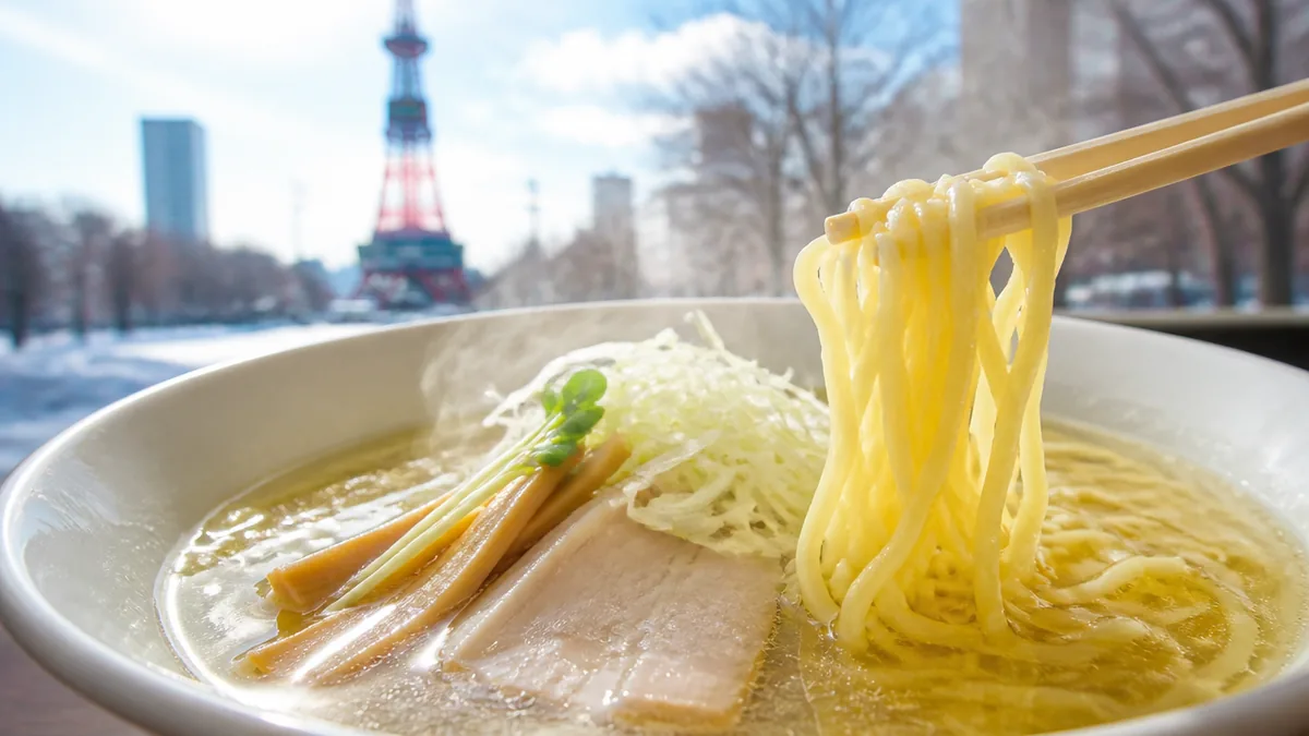 函館塩ラーメンが「透明なのに味が濃い」と言われる理由の解説画像