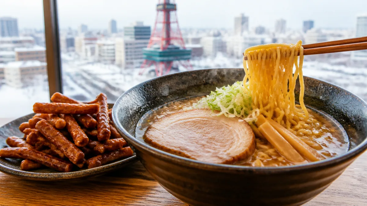 甘いものが苦手な人へ｜かりんとうと旭川ラーメンという選択肢の解説画像