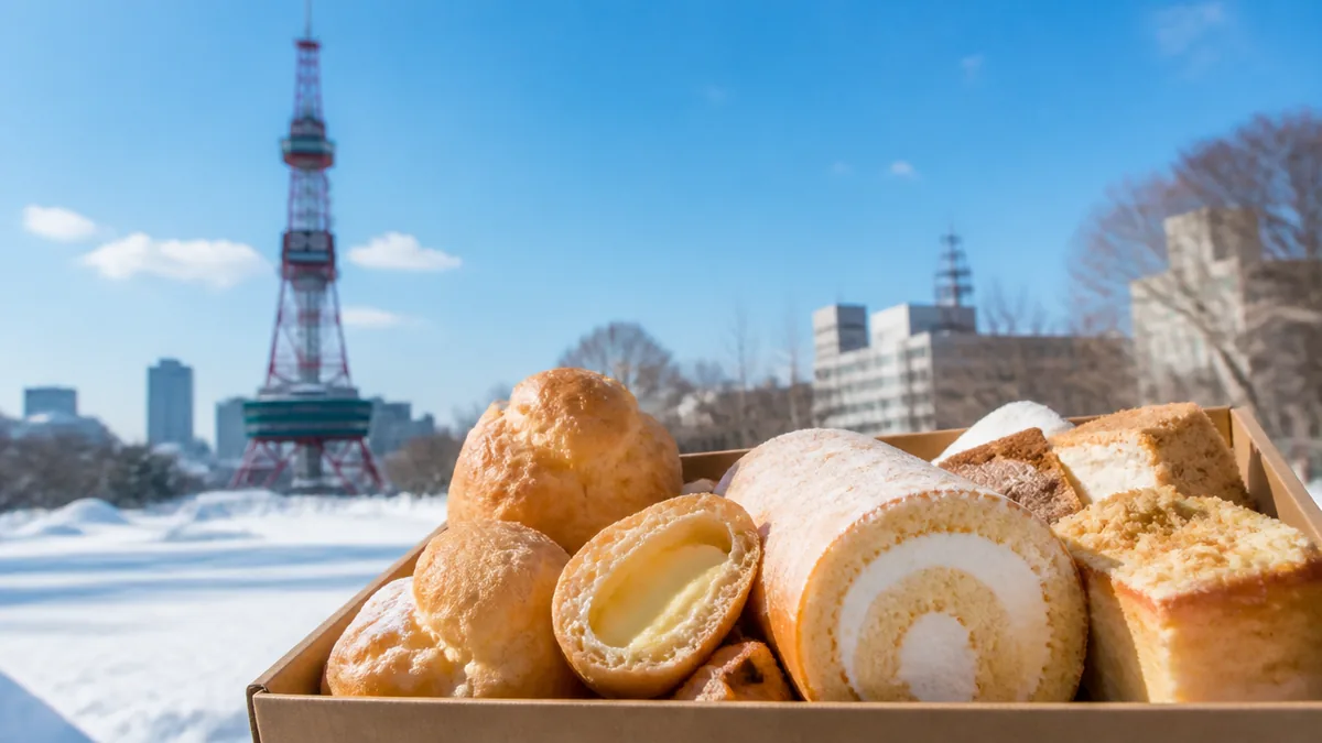 北海道旭川梅屋アウトレットストアとは?工場の真横で訳あり菓子が並ぶ直売所の解説画像