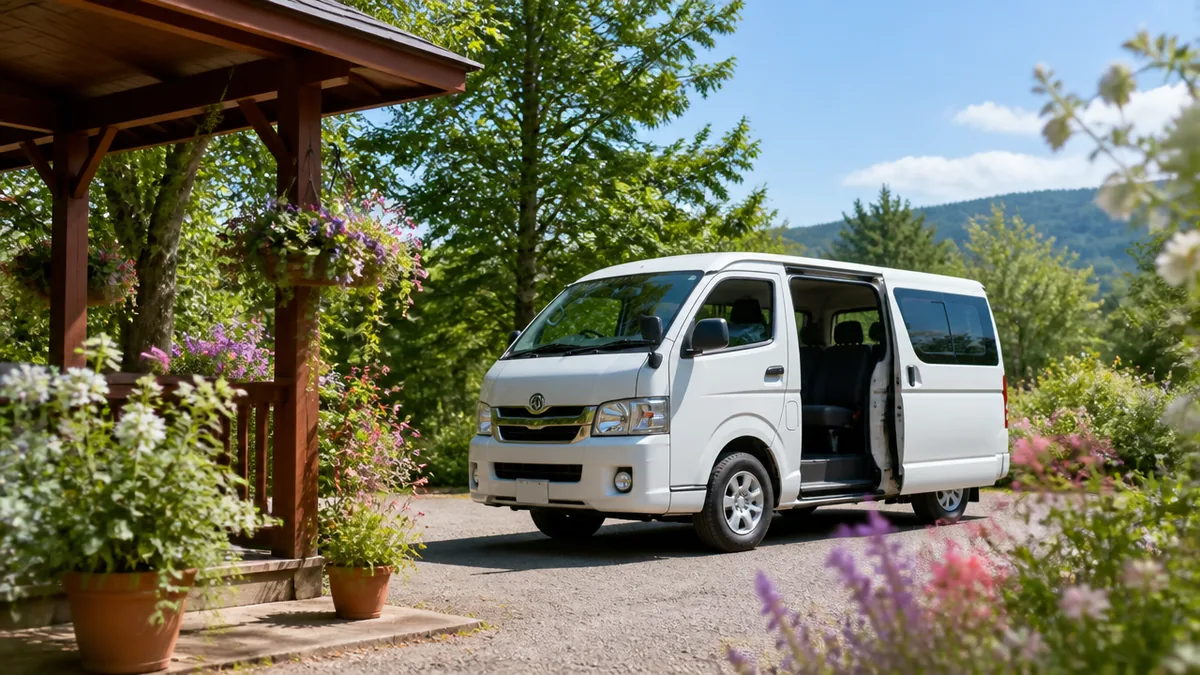 受付から送迎車で4分|たどり着き方を手順で整理するの解説画像