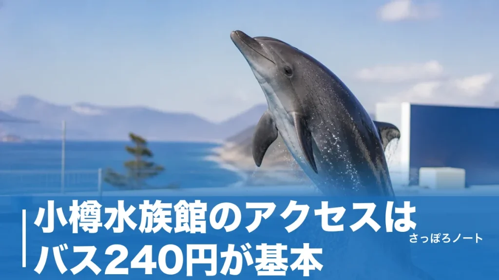 小樽水族館のアクセスはバス240円が基本｜札幌からの行き方4ルートを地元目線で徹底比較のアイキャッチ画像