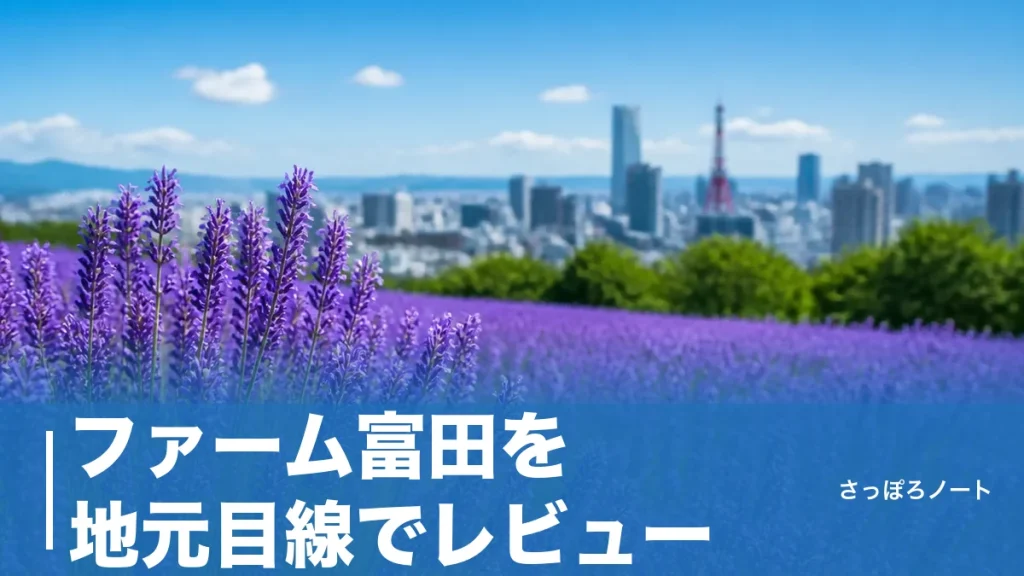 ファーム富田を地元目線でレビュー｜入園無料で回れる14の花畑と混雑を外す時間帯のアイキャッチ画像