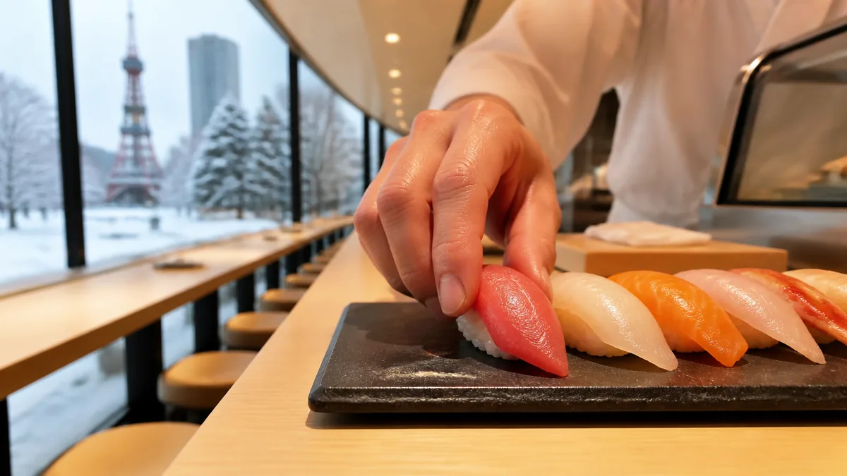 新千歳空港の立ち食い寿司はどこにある?3階を探しても見つからない理由の解説画像