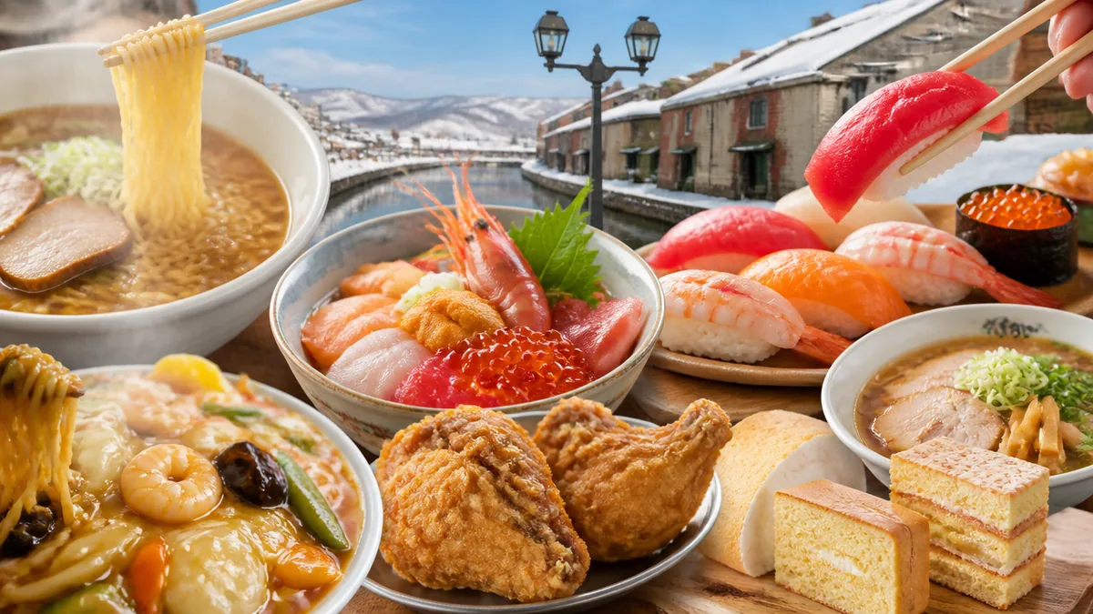 小樽の食べ物は寿司だけじゃない|まず覚えたい6ジャンルの解説画像
