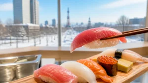 千歳空港の立ち食い寿司は2店舗だけ｜1貫から頼める2階の穴場と搭乗直前の締め方のアイキャッチ画像