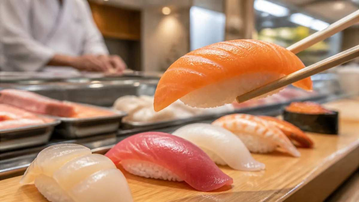 千歳空港の立ち食い寿司は2店舗、違いは「検査場の前か後か」の解説画像