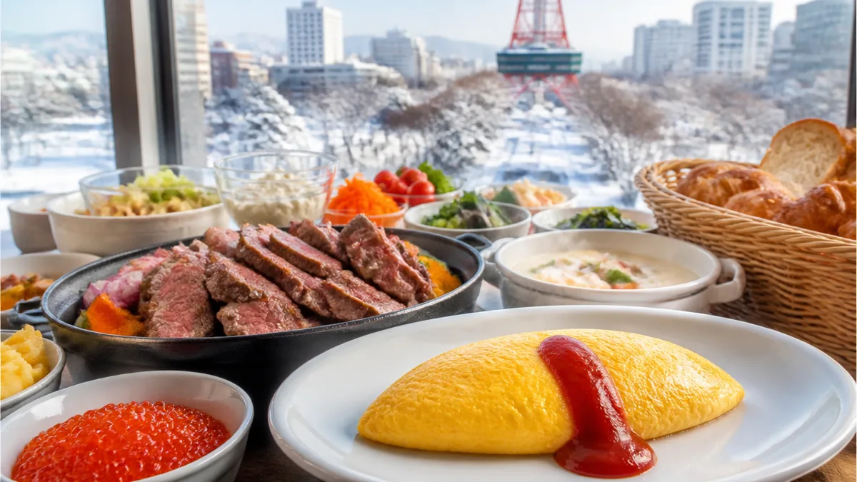 札幌ビューホテル大通公園の朝食は「北海道を食べる」ビュッフェ｜料金・時間・場所の基本の解説画像