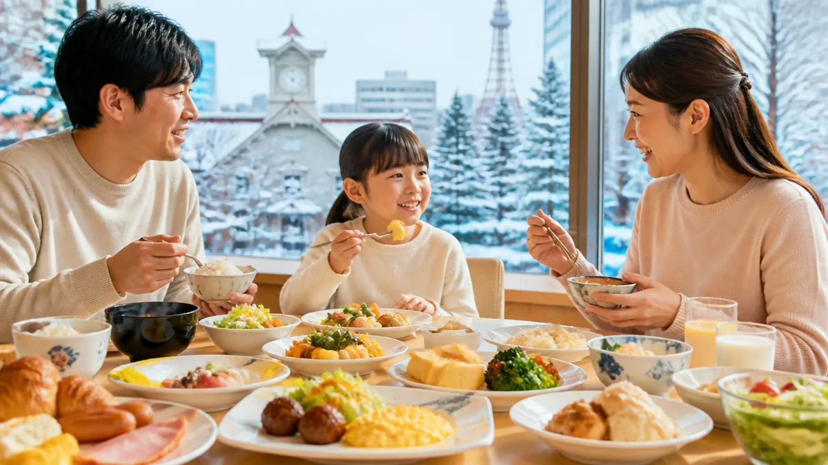 家族・カップル・一人旅で朝食の使い方はどう変わる?の解説画像